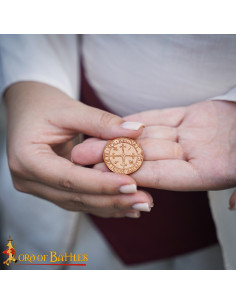 Replica storica 1 Moneta Bronzo Carlo VII Francia.