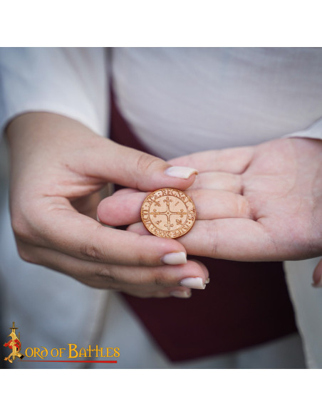 Replica storica 1 Moneta Bronzo Carlo...