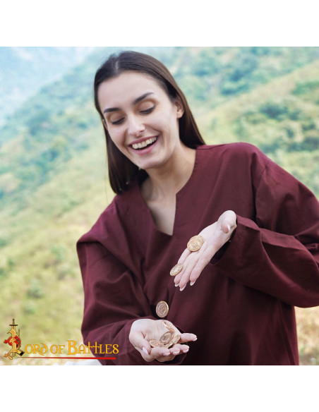 Replica storica 1 Moneta Bronzo Carlo...