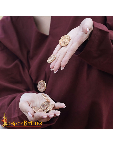 Replica storica 1 Moneta Bronzo Carlo...