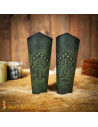 Bracciali in cuoio per ranger con incisione Minas Tirith