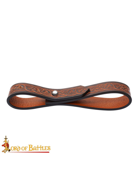 Cintura in cuoio celtico artigianale...