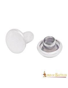 Confezione da 50 rivetti decorativi medievali in acciaio... 2