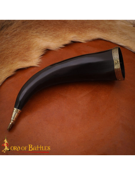 Cornetto Vichingo Inciso in Bue con...