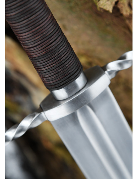 Spada bastarda con fodero, funzionante