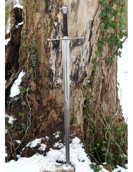 Spada bastarda con fodero, funzionante