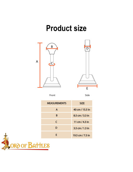 Supporto stabile in legno massello...