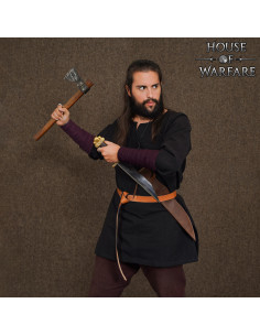 Bracciali Vikinghi in Tela di Cotone Marrone Scuro 2