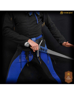 Fibbia in pelle genuina medievale regolabile, mano destra 2