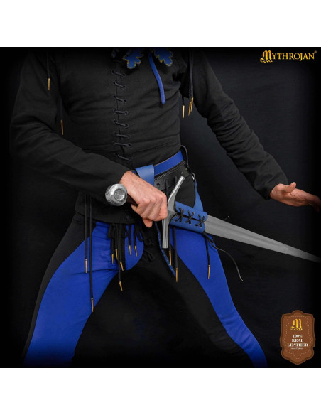 Fibbia in pelle genuina medievale...