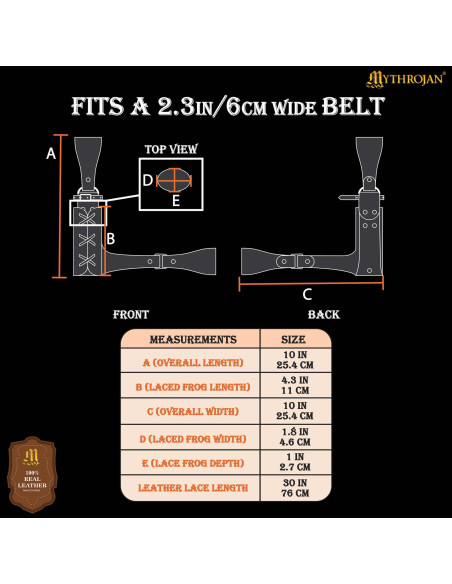 Fibbia in pelle genuina medievale...