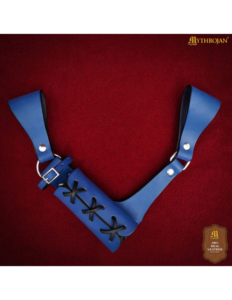 Fibbia in pelle genuina medievale...