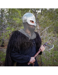 Elmo vichingo con maglia di ferro (16 g.) 2