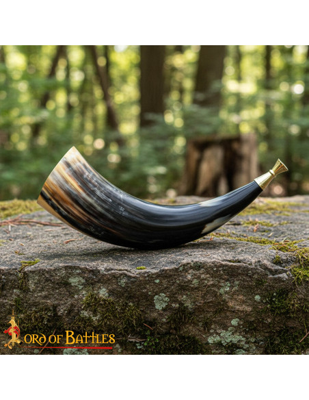 Tromba vichinga con boccola in ottone...