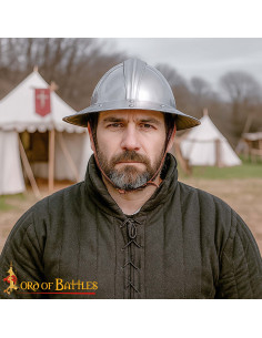 Elmo medieval Kettle da fanteria inglese 2