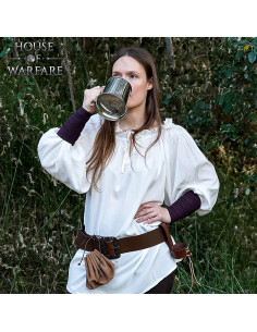 Boccale Medievale in Acciaio Inossidabile per Feste LARP 2