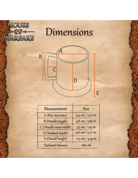 Boccale Medievale in Acciaio...