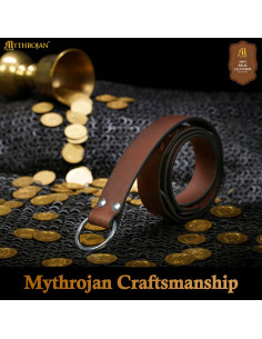 Cintura guerriera LARP medievale in pelle durevole