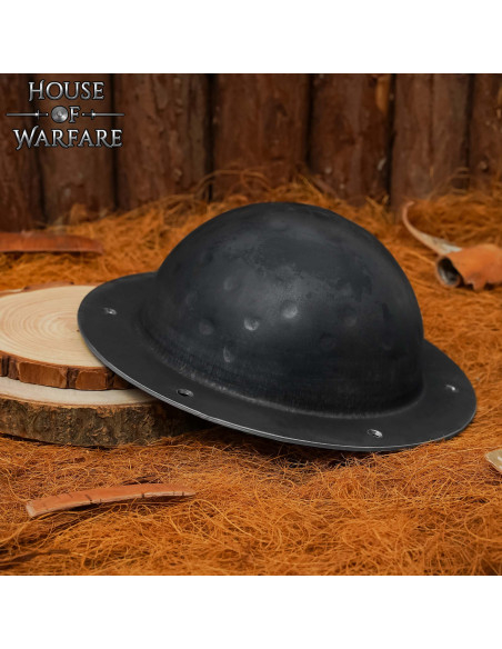 Umbo scudo in acciaio nero...