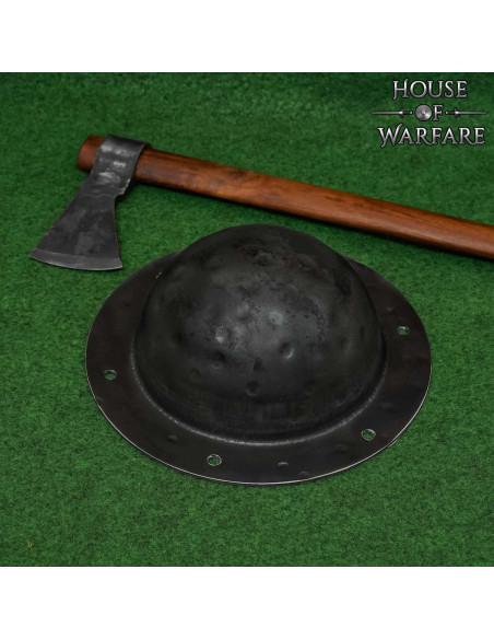 Umbo scudo in acciaio nero...