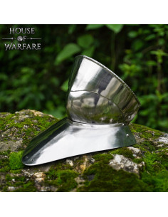 Gorjal in Acciaio Autentico XV Secolo con Barbote 2