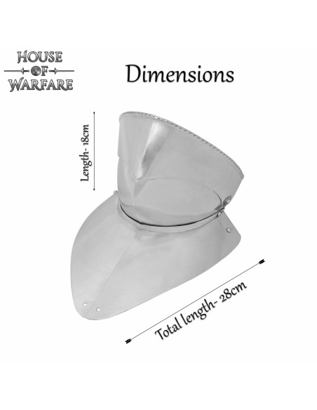 Gorjal in Acciaio Autentico XV Secolo...