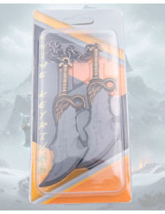 Portachiavi metallico Kratos Spade del Caos God of War 2