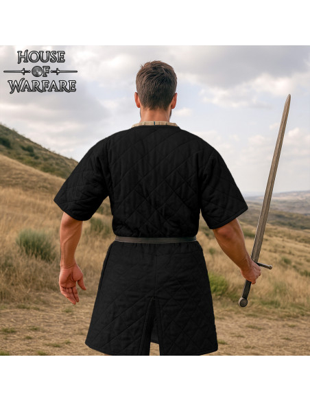 Gambesone medievale imbottito a...