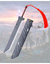 Portachiavi mini spada di Final Fantasy con supporto