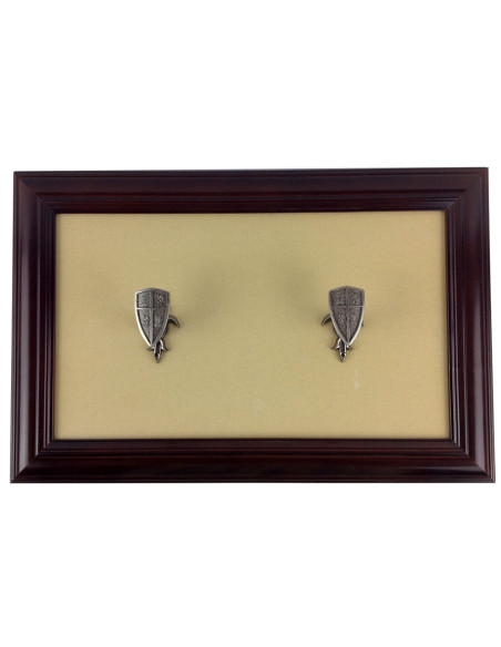 Cornice espositiva 1 pistola (22x37,5 cm.)