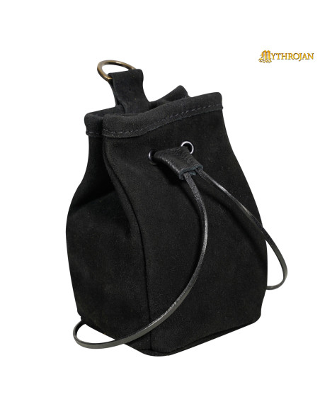 Monedero di camoscio medievale per...