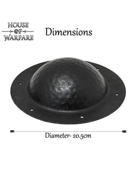 Umbo forgiato in acciaio nero per...