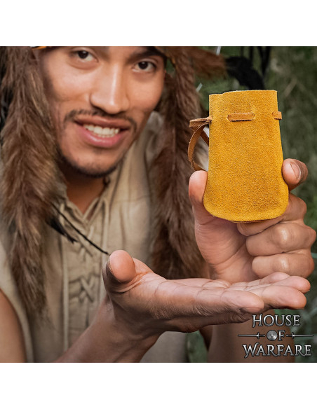 Saquito di medicina nativo in pelle...