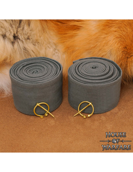 Gambeson vichingo in cotone grigio...