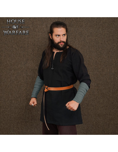 Gambeson vichingo in cotone grigio...