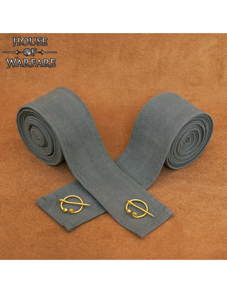 Gambeson vichingo in cotone grigio...