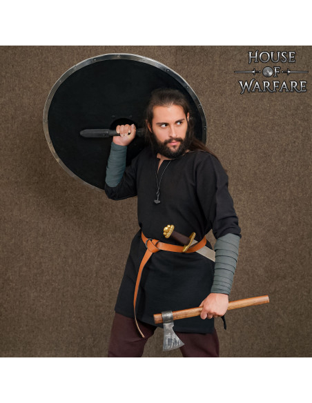 Gambeson vichingo in cotone grigio...