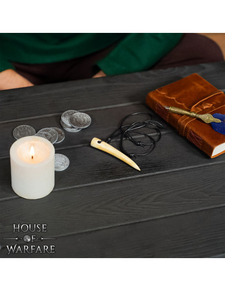 Collana in corno di bue naturale...