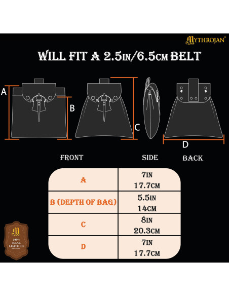 Marsupio Medieval Mythrojan in tela e...