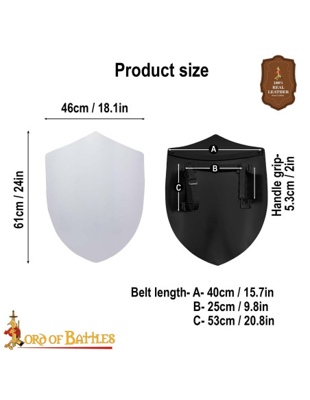 Scudo crociato in acciaio...