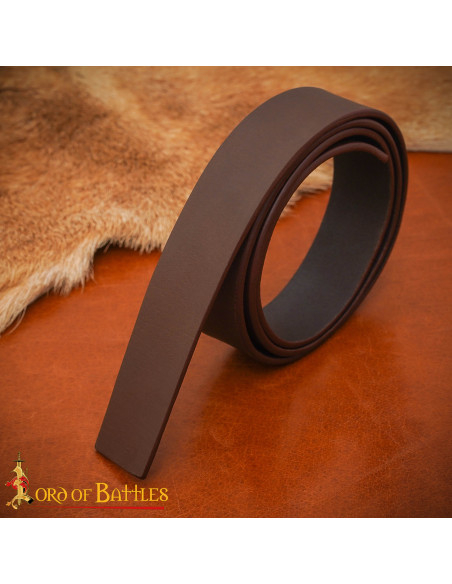 Striscia in pelle genuina marrone per...