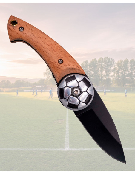 Coltello Calcio Palla Acciaio Filo...