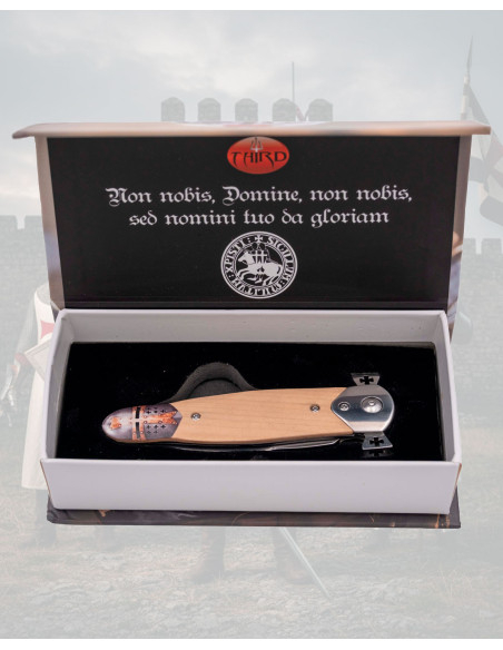 Coltello Third Templare con croci in...