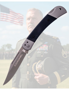 Coltello Tramuntana Knives Coronel G10 titanio grigio,...