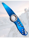 Coltello da alpinismo Third K2 acciaio 420 blu brillante