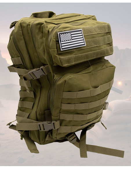 Zaino tattico MOLLE 35L-40L in nylon...