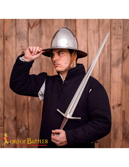 Elmo medieval Kettle in Acciaio...