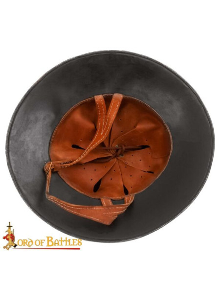 Elmo medieval Kettle in Acciaio...