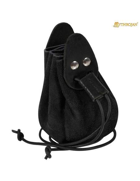 Sacca medievale in camoscio con...