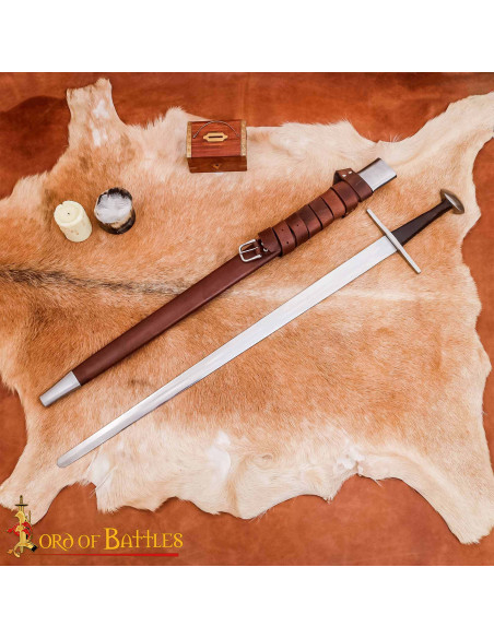 Spada Normanna Tipo XI in Acciaio...